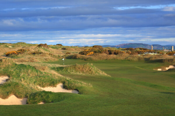 Castle Course view in St Andrews