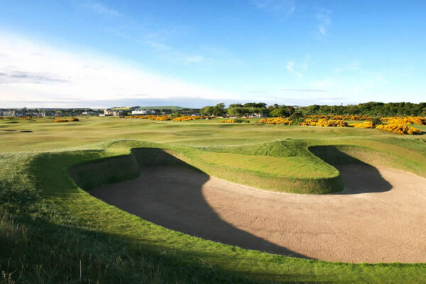 Old Course golf landscape in St Andrews